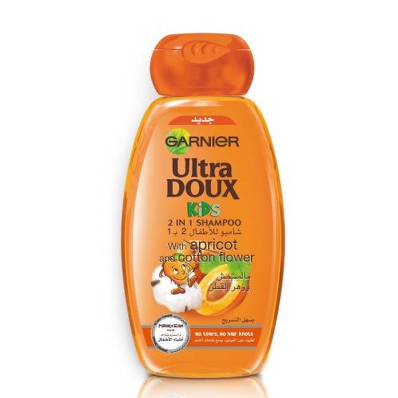 Ultra Doux Shampoo 2 in 1 Apricot & Cotton 400ml