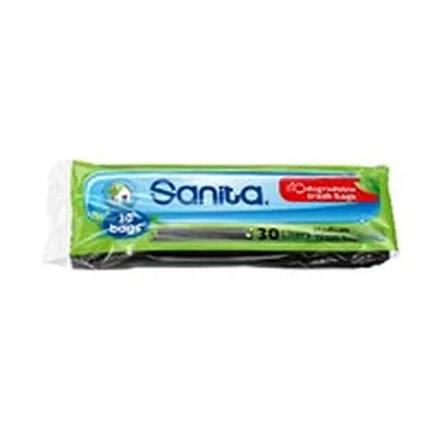 Sanita 30 Trash Bags Medium
