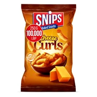 Snips Cheese Curls 165g