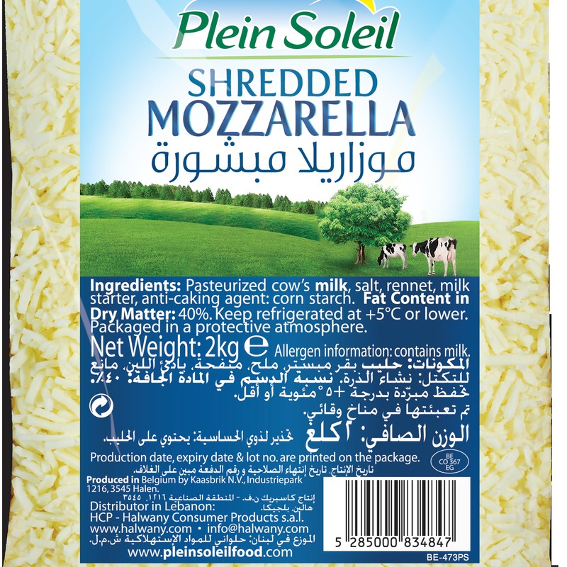 Plein Soleil Mozzarella 2kg