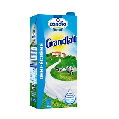 Candia Grandlait Demi-ecre 1L