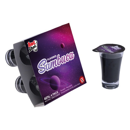 Hot Shot Sambuca x4