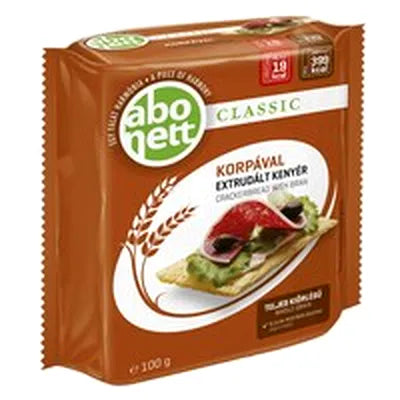 Abo Nett Craker Bread with Bran 100g