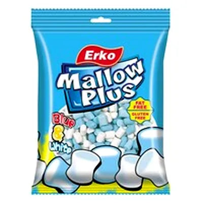 Erko Mallow Plus Bleu & White 100g