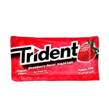 Trident Strawberry Flavour 8g