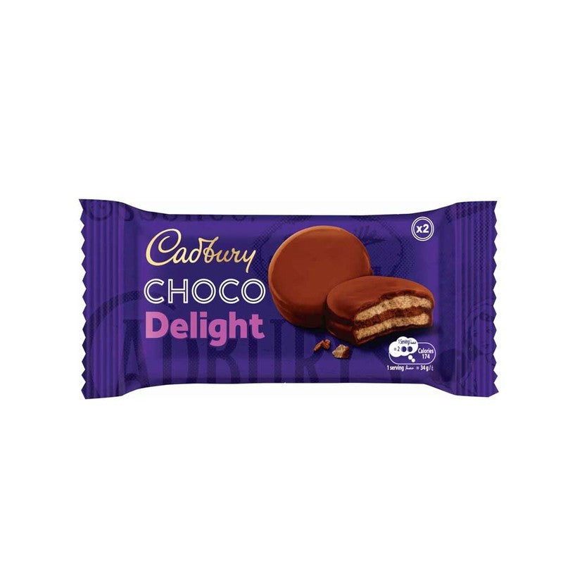 Cadbury Chocolate Delight X2 34g