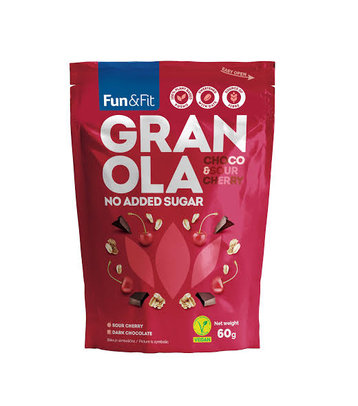 Fun & Fit Chocolate & SOURCHERRY60G 60g