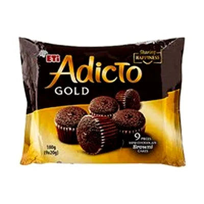 Eti Adicto Gold 9 Browni Cakes 180g