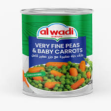 Alwadi Al Akhdar Peas & Carrots