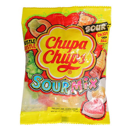 Chupa Chups Jellies Sour Mix 90g