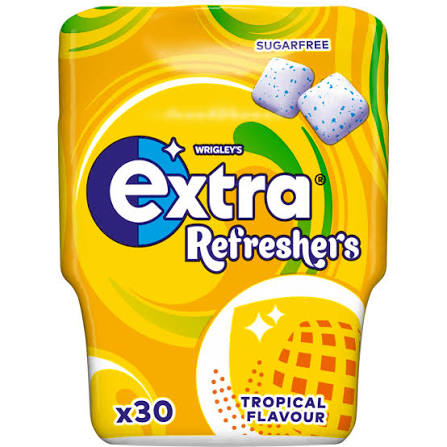 Extra Refrehers Tropical Flavor 30pcs