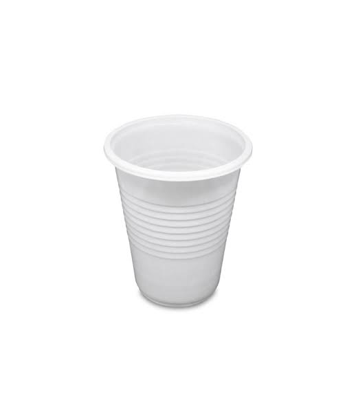 White Plastic Cup