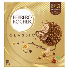 Icecream Ferrero HAZELNUTX4 200g