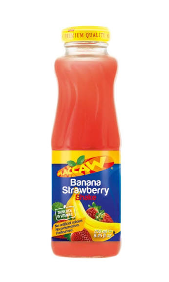 Maccaw Strawberry & BANANE*24 350ml