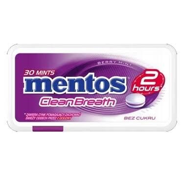 Mentos Clean Breath Purple 21g