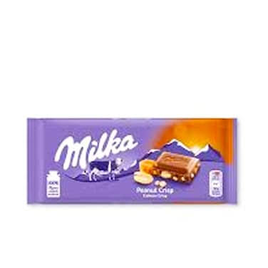 Milka Peanut Crispy Caramel 90g