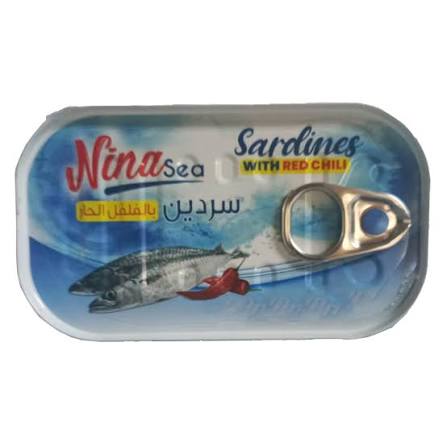 Nina Sardines Red Chili 125g