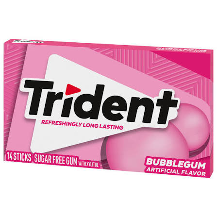 Trident 14 Sticks Bubble Gum